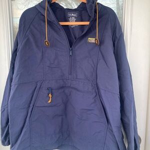 L.L. Bean Navy Hooded Jacket